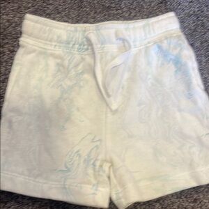 Stylish White and Blue Women's Shorts